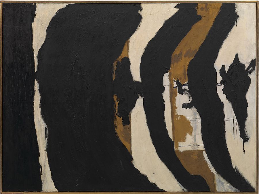 'Pintura mural, n.º III (Wall Painting No. III)', de Robert Motherwell. (Óleo sobre lienzo, 1953)