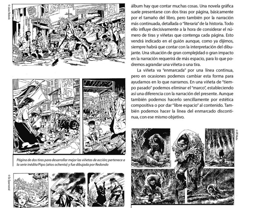 Fragmento de una página de 'Cómics: Manual de Instrucciones'