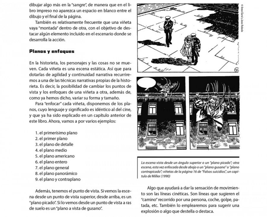 Fragmento de una página de 'Cómics: Manual de Instrucciones'