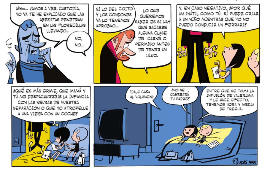 Viñetas de 'Custodia compartida'