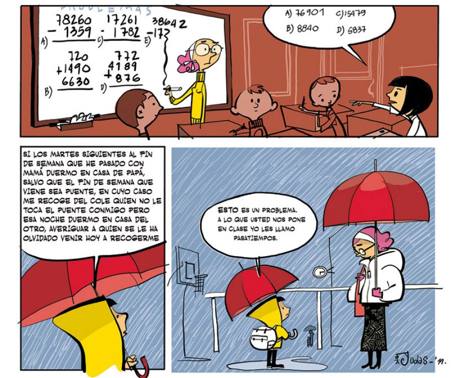 Viñetas de 'Custodia compartida'