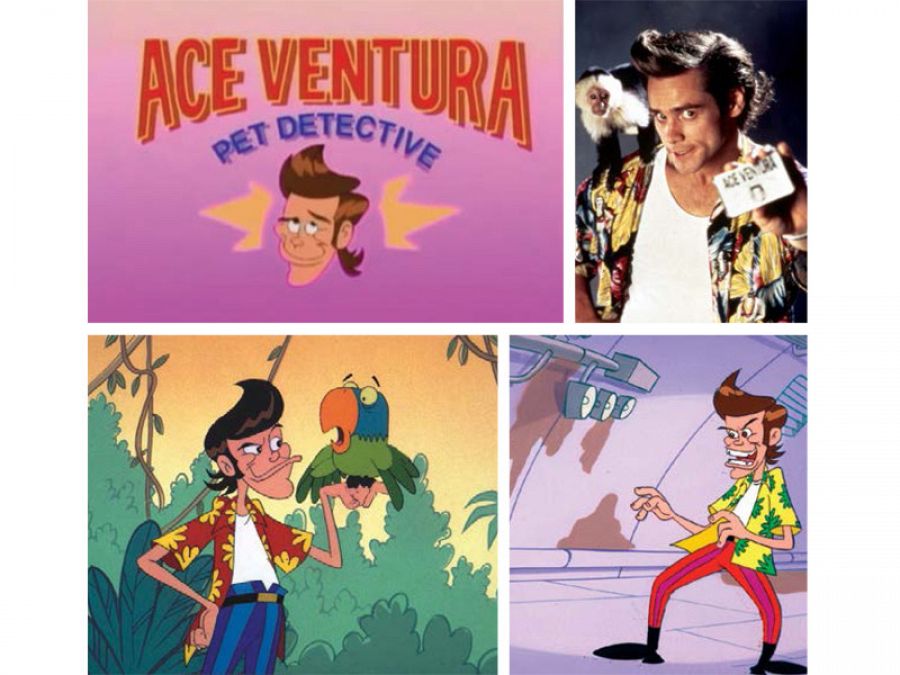 Ace Ventura, de Jim Carrey, también tuvo su propia serie de animación