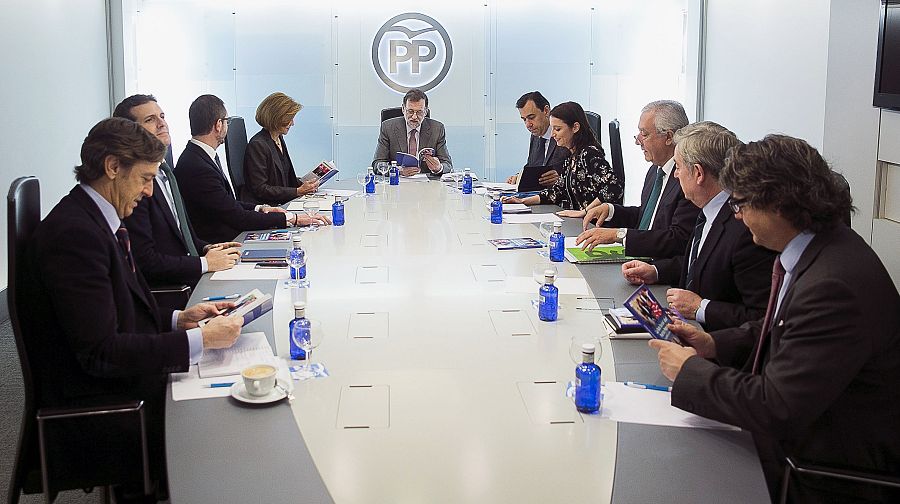 Última reunión del comité de dirección del PP antes del congreso nacional del partido.