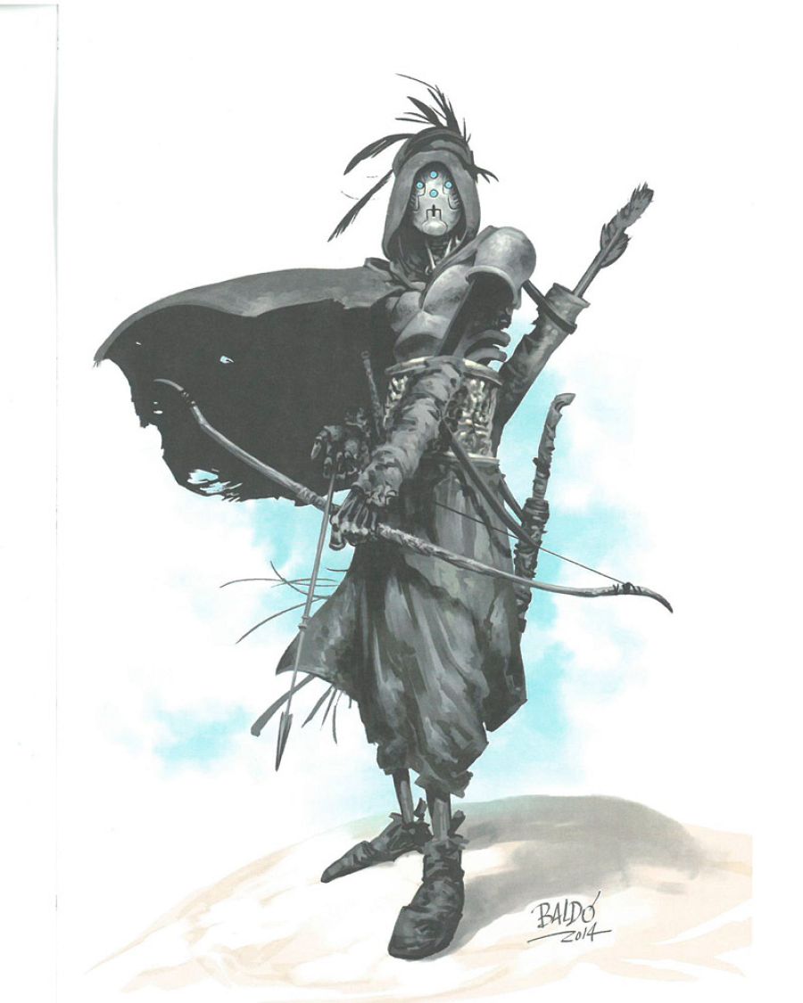 Uno de los robots de 'Desierto de metal'