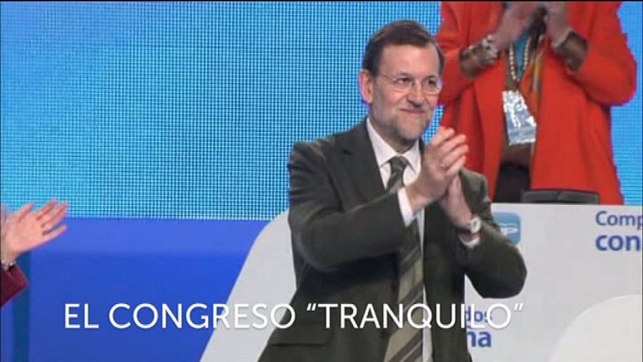 Mariano Rajoy, único candidato en el congreso del PP