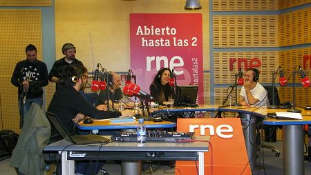 Un momento del programa con El Langui