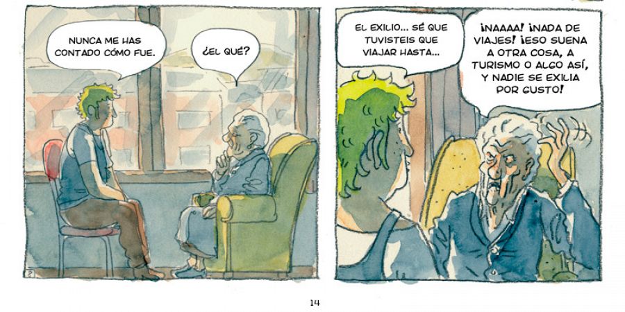 Viñetas de 'Asylum', de Javier de Isusi