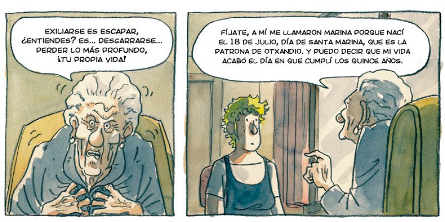 Viñetas de 'Asylum', de Javier de Isusi