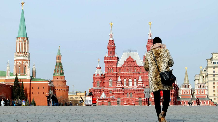 Una de las plazas más emblemáticas del mundo, la Plaza Roja de Moscú