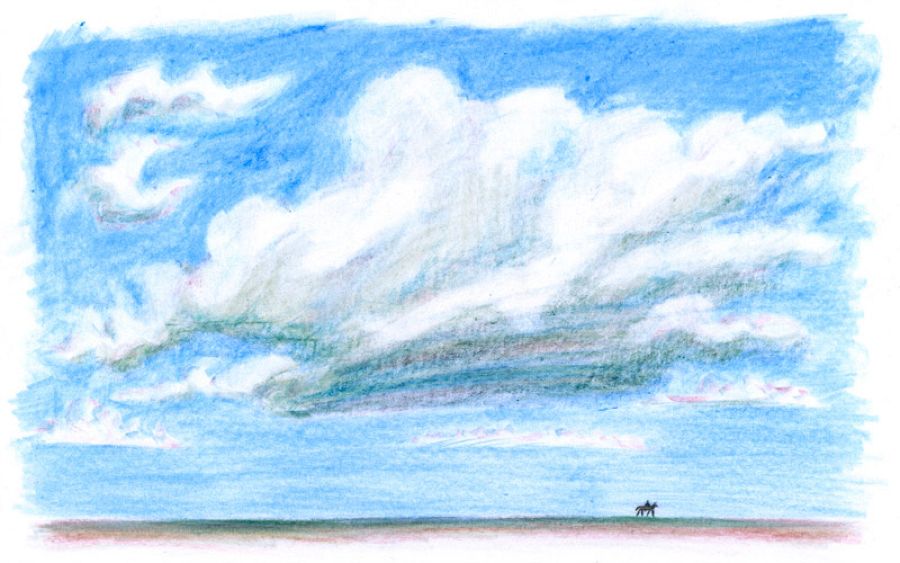 Ilustración de 'Los lobos de Currumpaw'