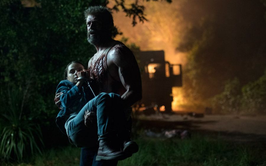 Logan con su hija genética, Laura (X-23)