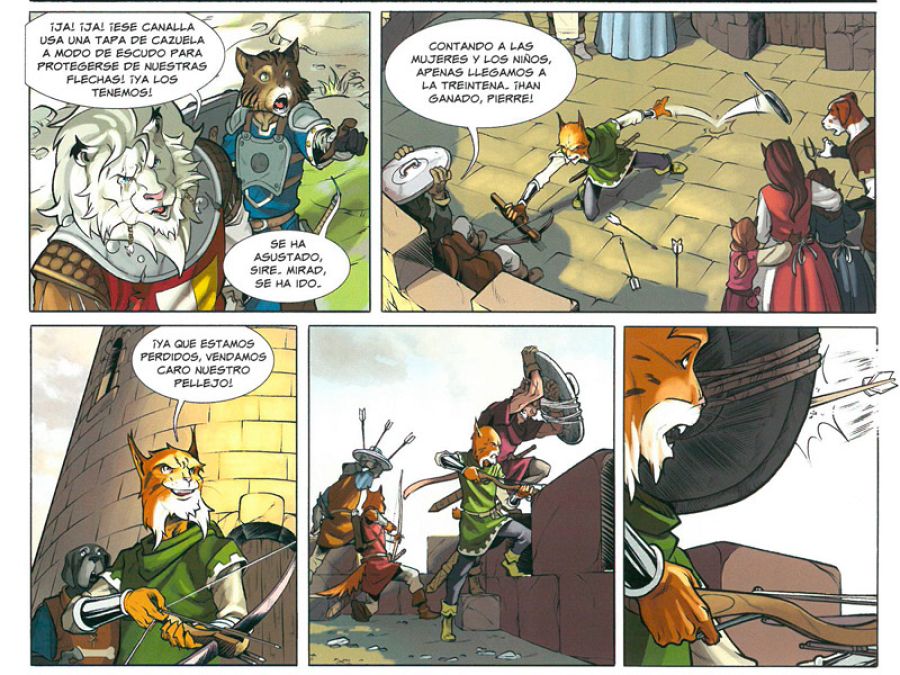 Viñetas de 'Los Campeones de Albión'