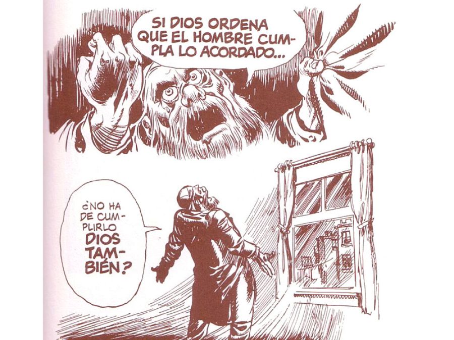 Viñetas de 'Contrato con Dios'