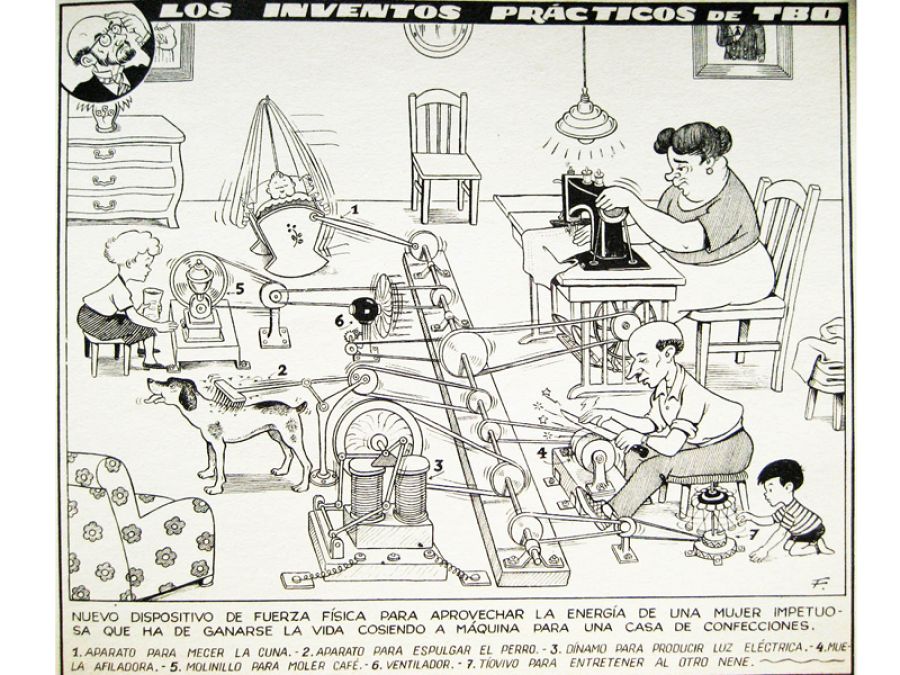 Uno de los famosos inventos del 'TBO'