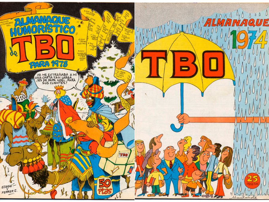 Almanaques del 'TBO' de los 70