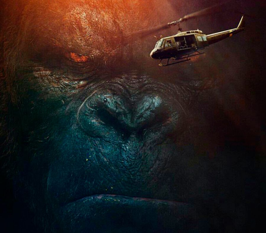 Fragmento del cartel de 'Kong: La isla calavera'