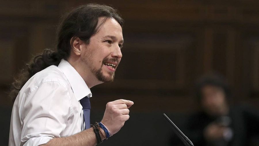 Iglesias, en el pleno sobre el Consejo Europeo del Congreso.