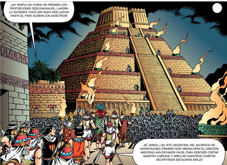 Viñeta de 'El Capitán Trueno: El círculo de fuego'