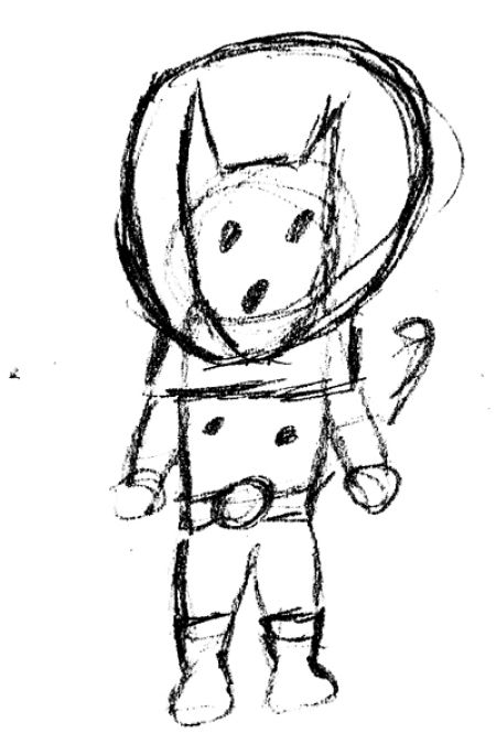 Autorretrato de 'Frost, perrito de aventuras'