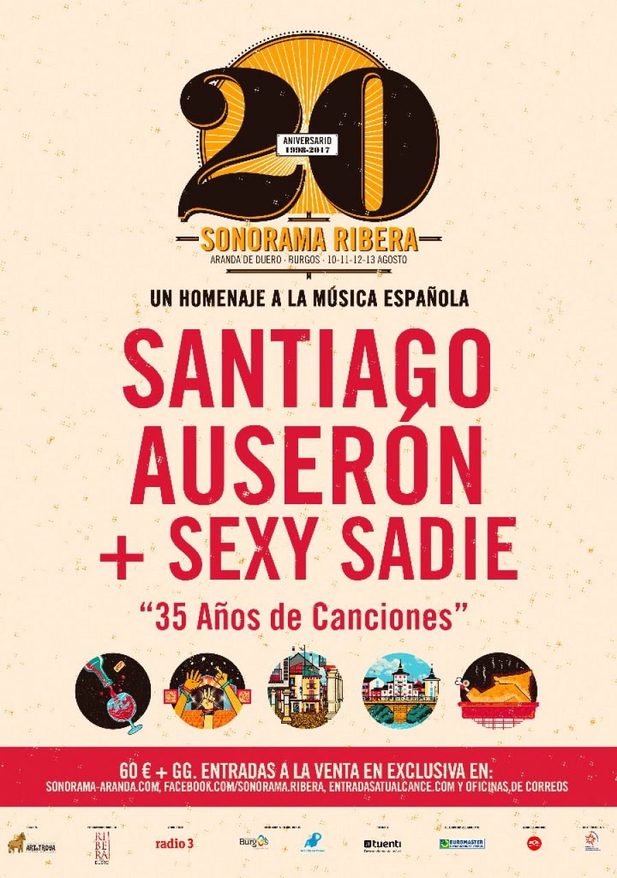 Santiago Auserón + Sexy Sadie, cabeza de cartel doble del Sonorama