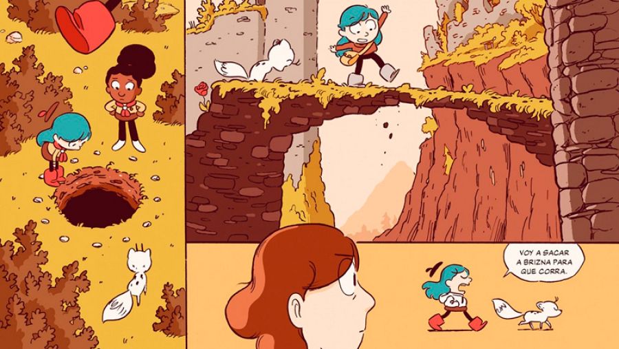Viñetas de 'Hilda y el bosque de piedra'