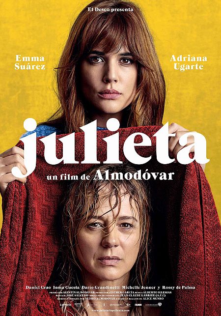 Julieta, película participada por RTVE, Premio FAPAE-COMSCORE 2017 a la película española de mayor repercusión internacional