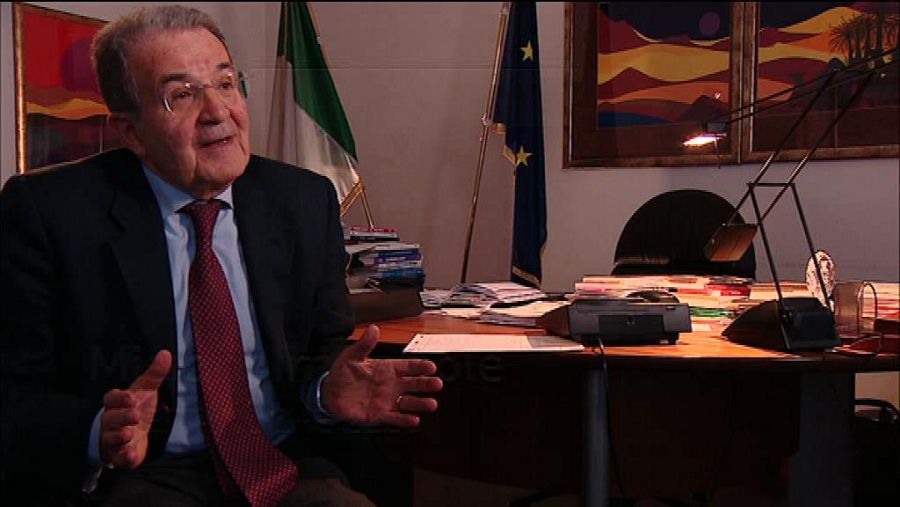 Romano Prodi en Informe Semanal