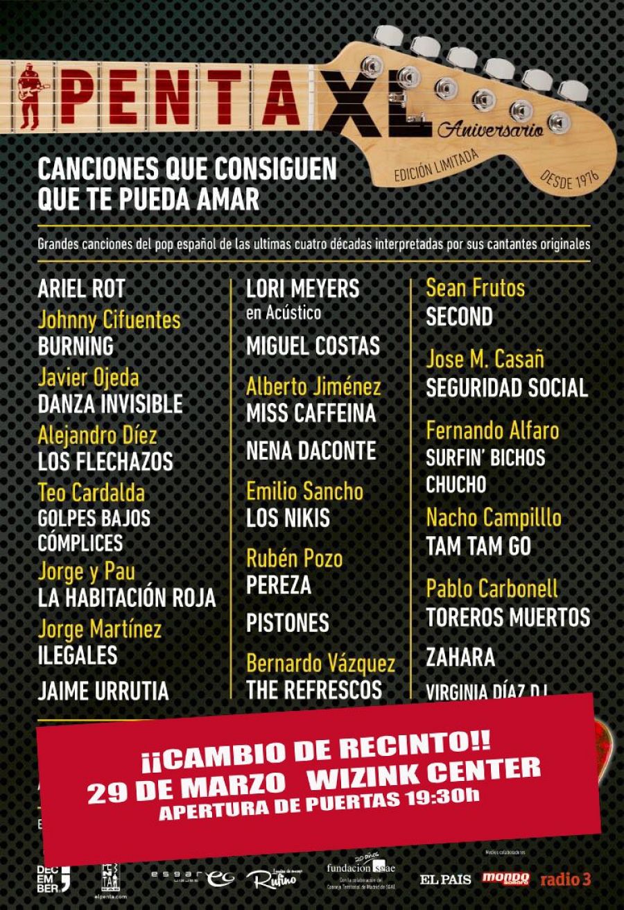 Cartel de Penta XL Aniversario