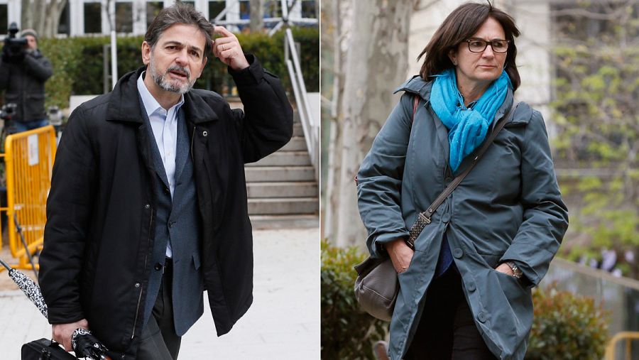 Oriol y Marta Pujol, que este lunes declaran ante el juez en la Audiencia Nacional