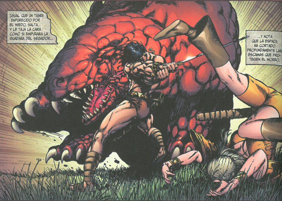 Viñeta de 'Clavos rojos', de Barry W. Smith