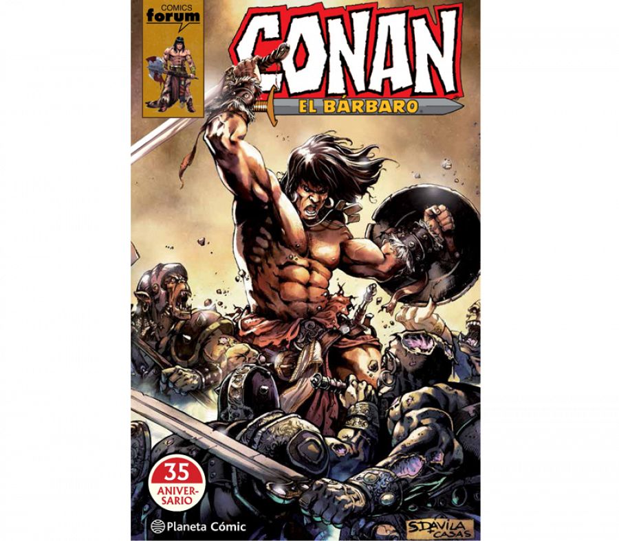 Portada de 'Conan el bárbaro: 35 aniversario'