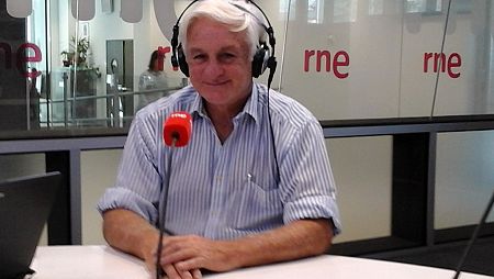 Roberto Canessa, en los estudios de RNE.