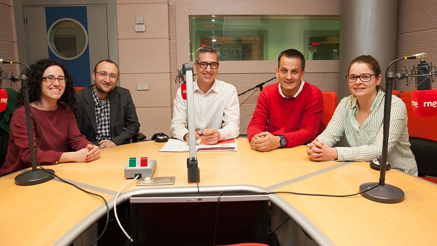 De izquierda a derecha, Hijosa, Ramos, Rubio y Jodrá