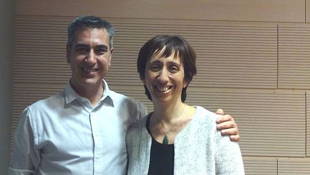 Concha Díaz, con Arturo Martín