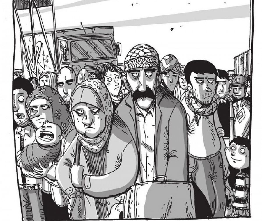 Ilustración de 'Kobane calling'