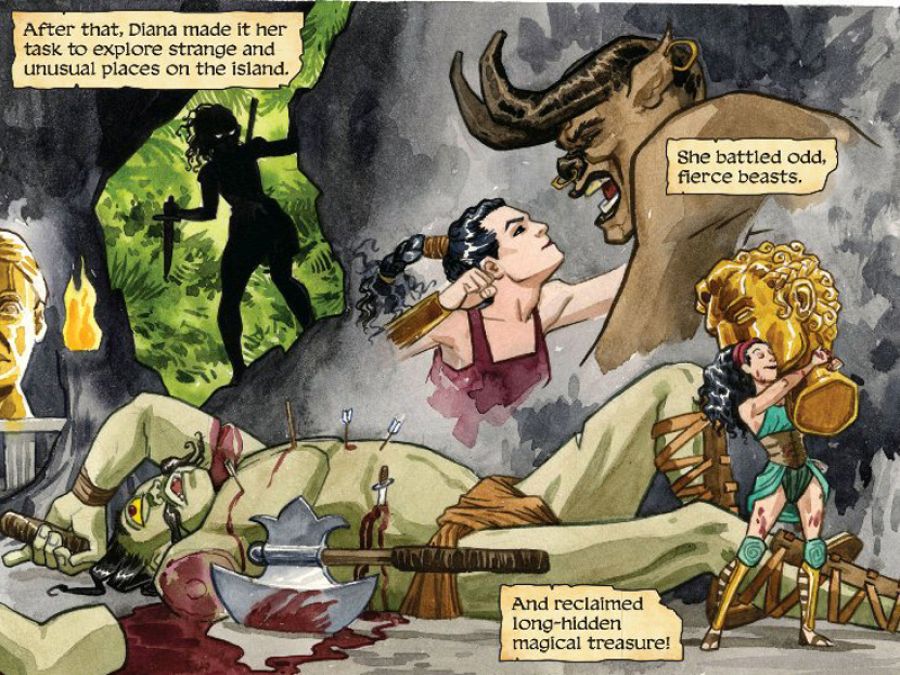 La juventud de Wonder Woman