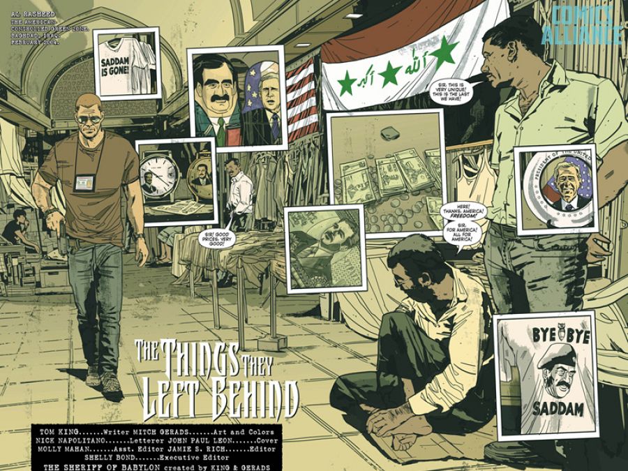 Páginas de 'El Sheriff de Babilonia'