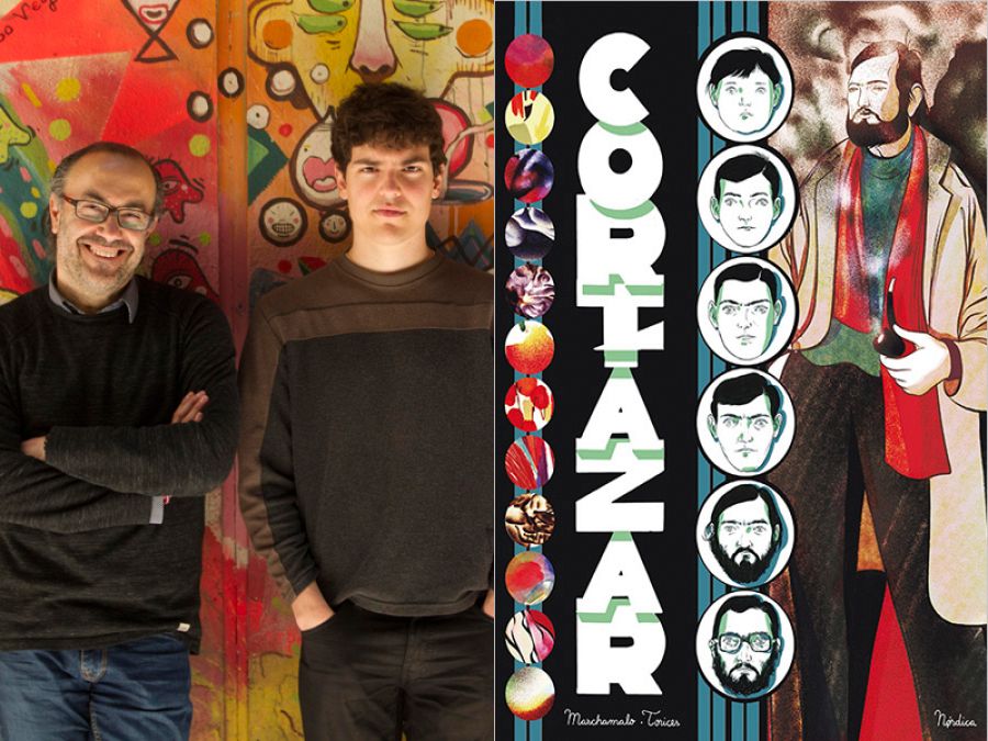 Jesús Marchamalo, Marc Torices y la portada de 'Cortázar'