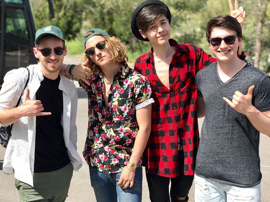 Manel con los representantes de Austria, Bulgaria e Irlanda.