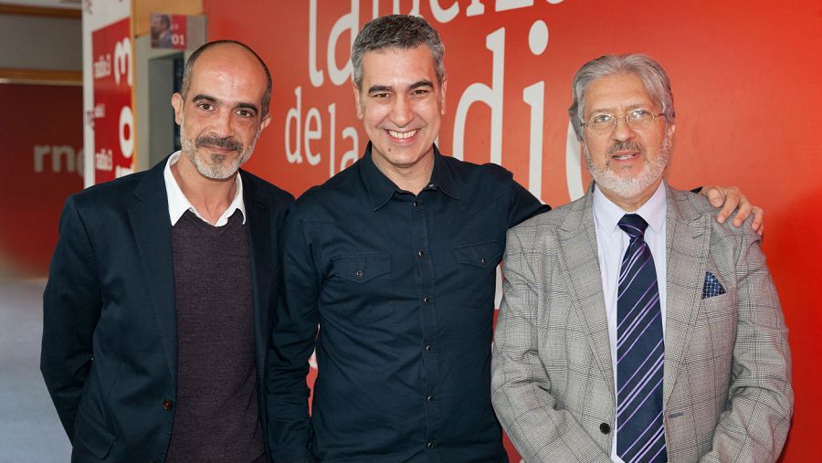 José Heredia, Arturo Martín y Diego Fernández, en Rne Madrid