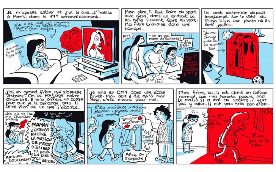 Viñetas de 'Los cuadernos de Esther'