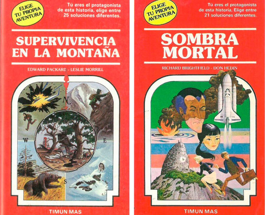 Portadas de 'Elige tu propia aventura'