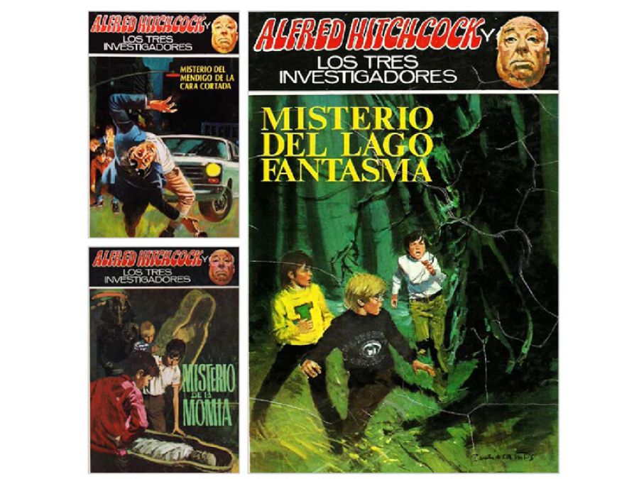 Portadas de 'Los tres investigadores'