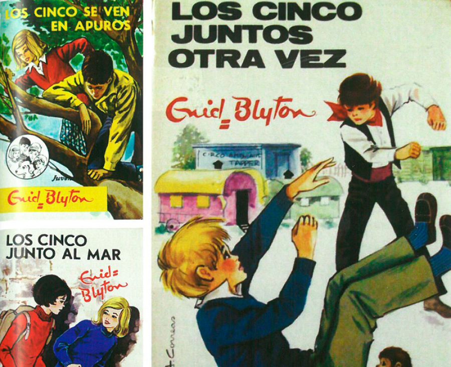 Portadas de 'Los Cinco'