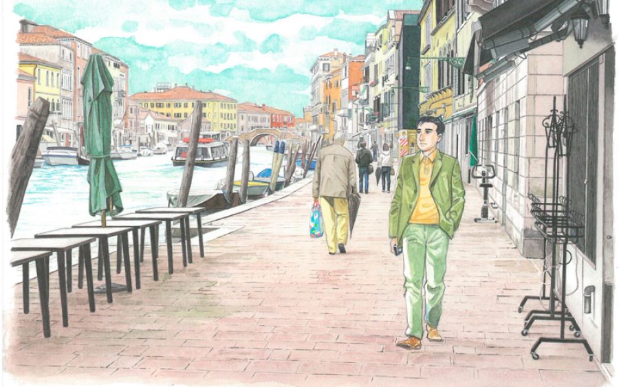 Página de 'Jiro Taniguchi: Venecia'