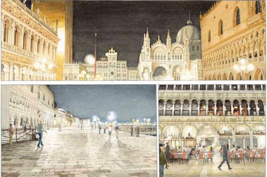 Página de 'Jiro Taniguchi: Venecia'