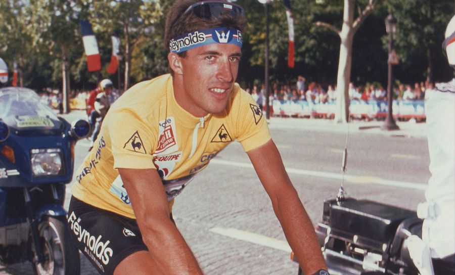 El ciclista Pedro Delgado