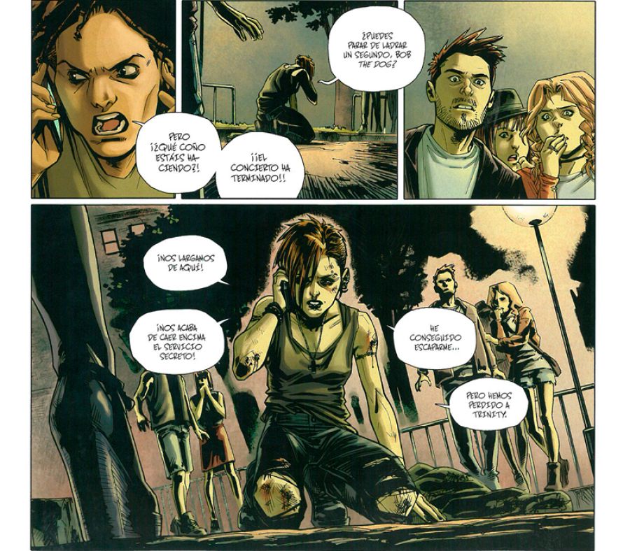 Viñetas de 'Millenium Saga: Las almas frías'