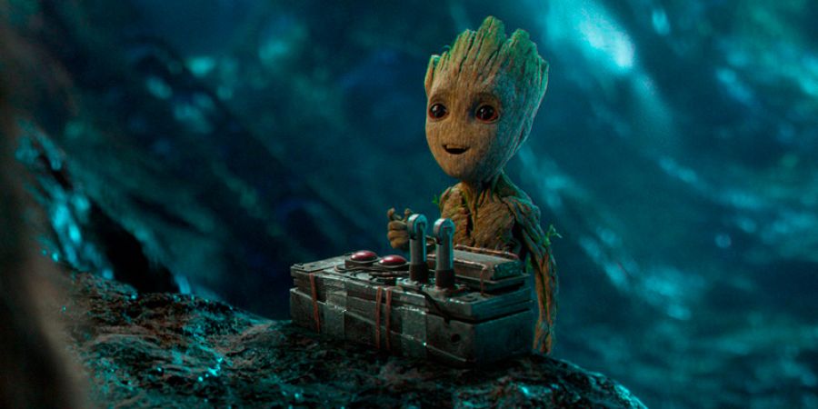 Baby Groot tiene la mentalidad de un bebé