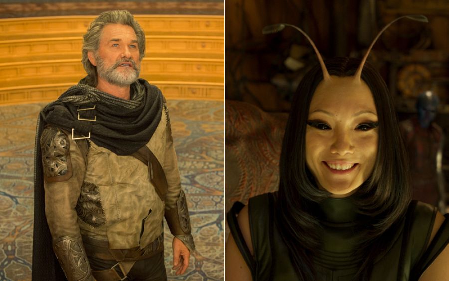 Ego y Mantis, dos de los nuevos y misteriosos personajes de la saga
